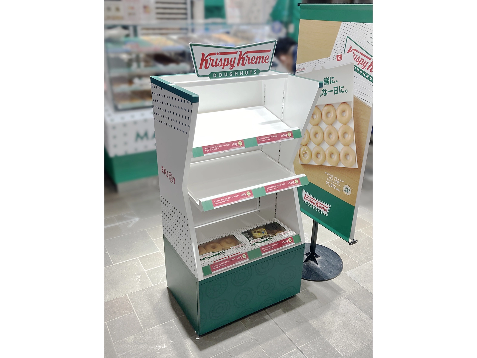 ドーナツ陳列什器画像①