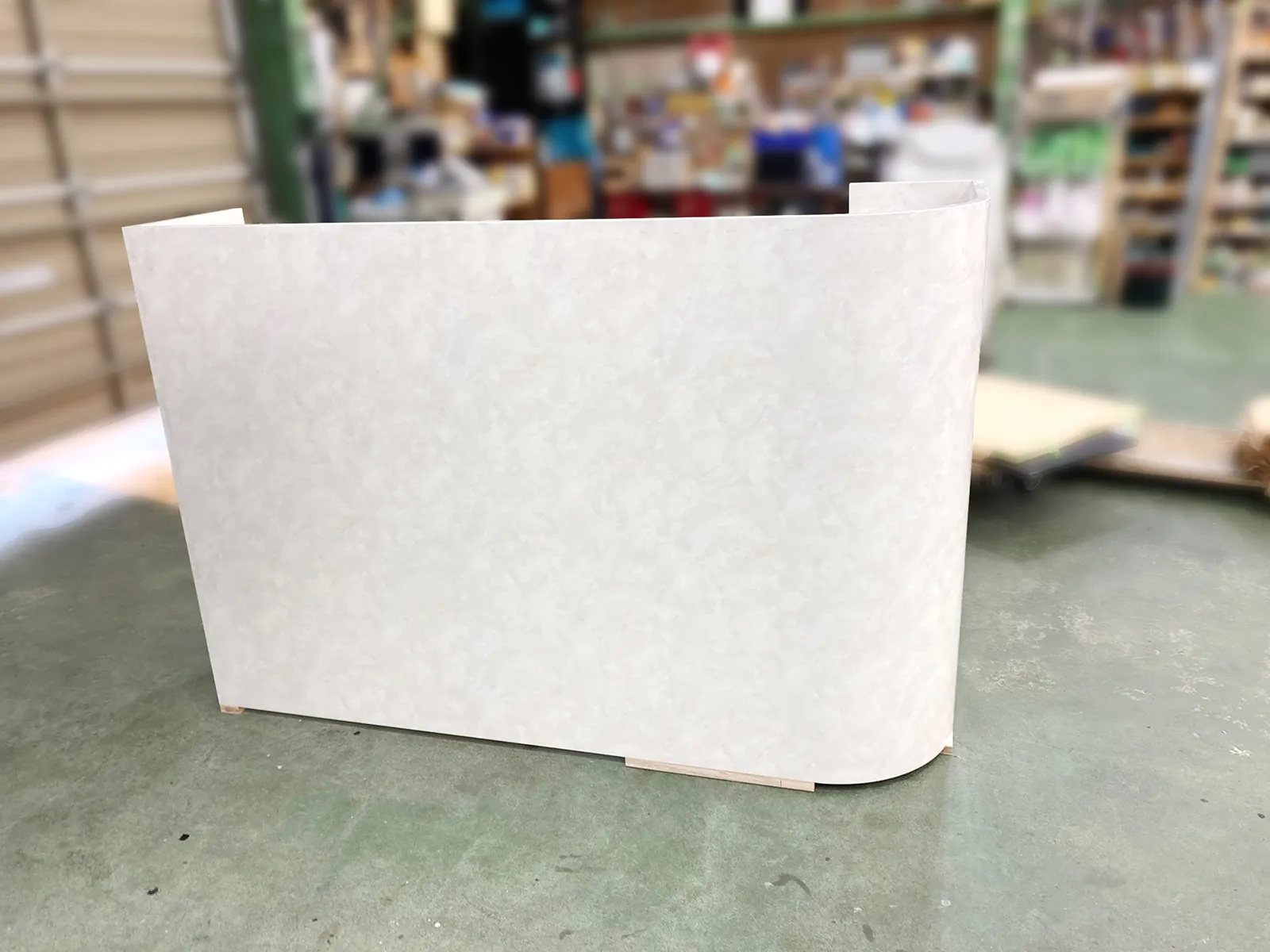 受付カウンター・壁面造作画像③