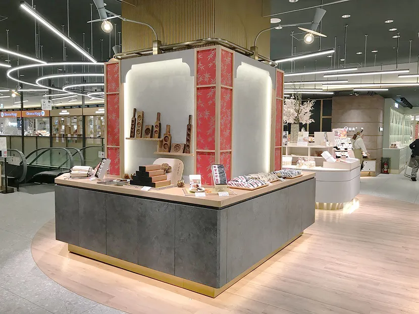 和菓子販売店　商品陳列什器